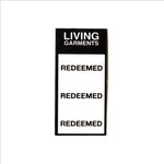 CLEAR SIZE TAG STICKER