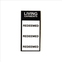 CLEAR SIZE TAG STICKER